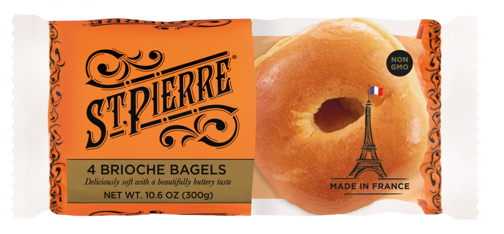 St Pierre 4 Brioche Bagels (US)