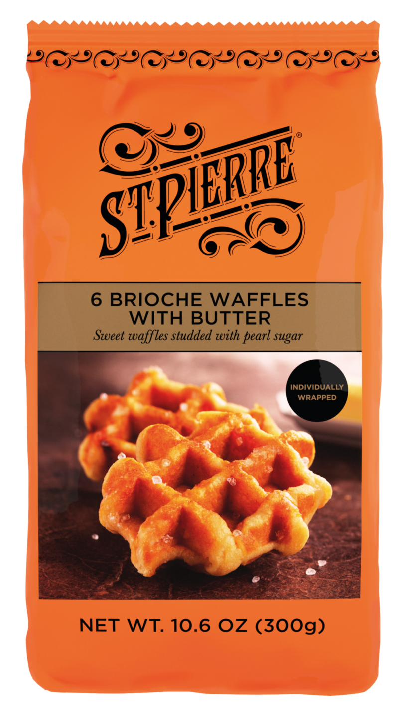 6 Brioche Waffles With Butter – St Pierre USA Product