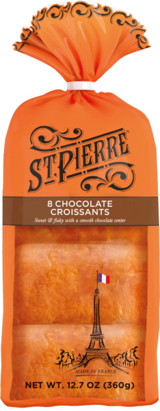 St Pierre 8 Chocolate Croissants Product Pack