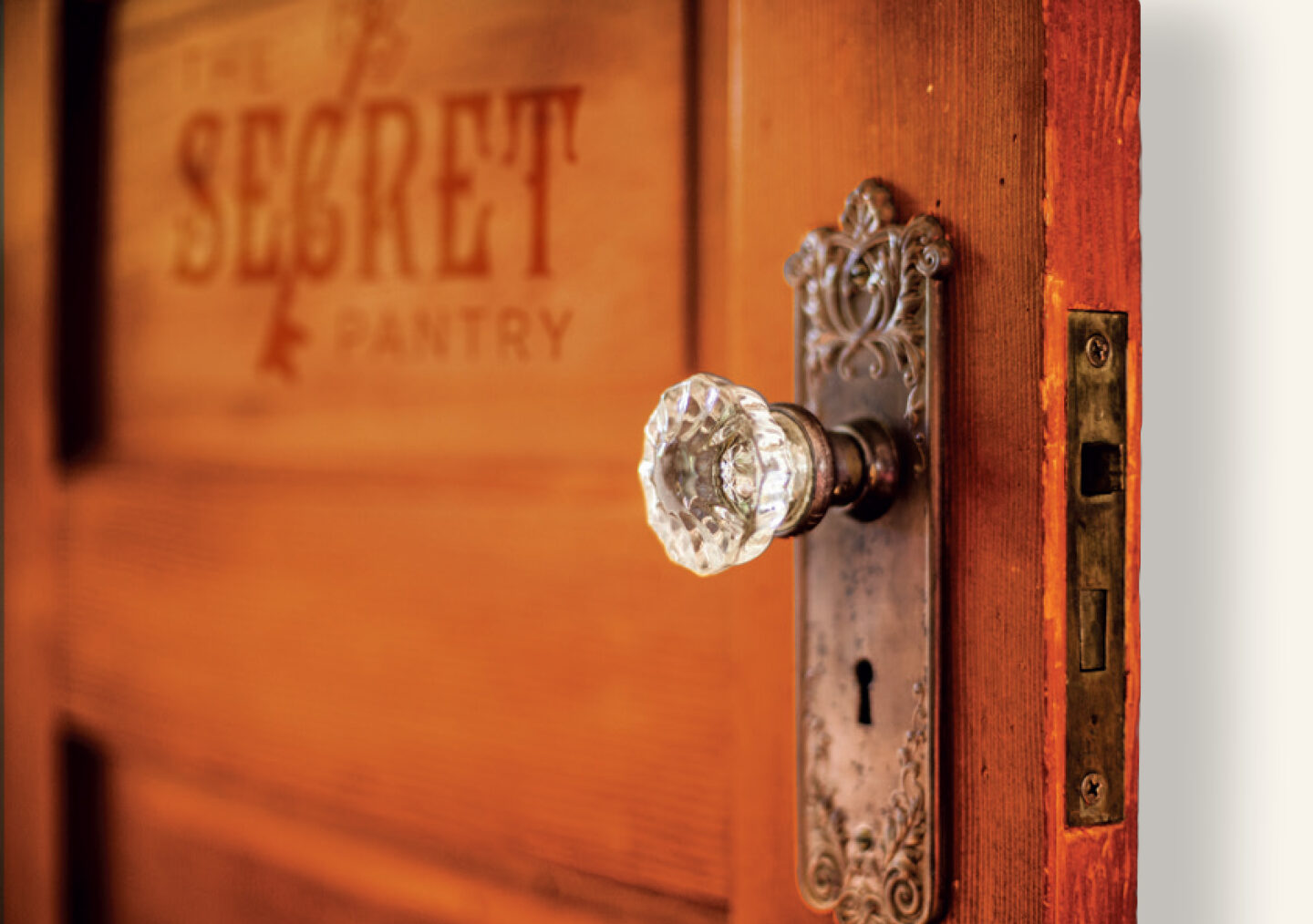 The Secret Pantry Opened Door