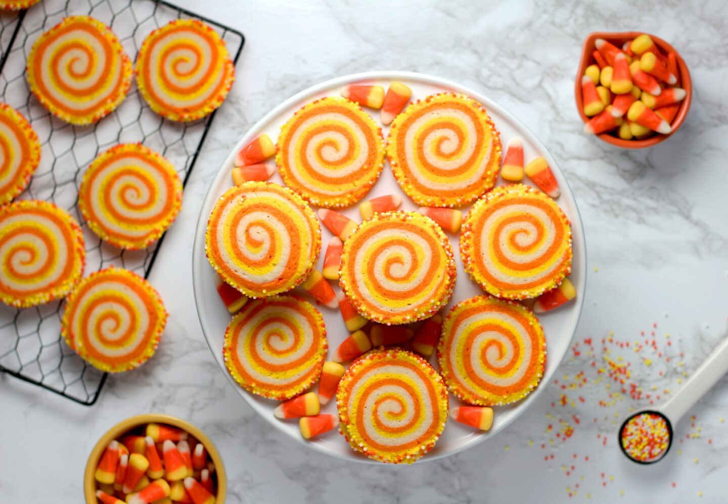 Halloween Party Sweet treats Candy Corn Swirls