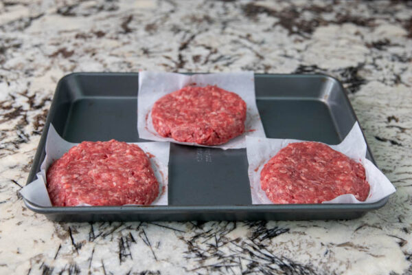 The Step-By-Step Grilling Method - Brioche Burgers On Charcoal - Beef Burgers On A Tray