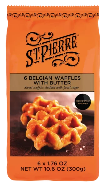 6 Belgian Waffles With Butter (US)