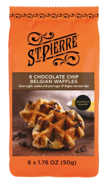 6 Chocolate Chip Belgian Waffles (US)