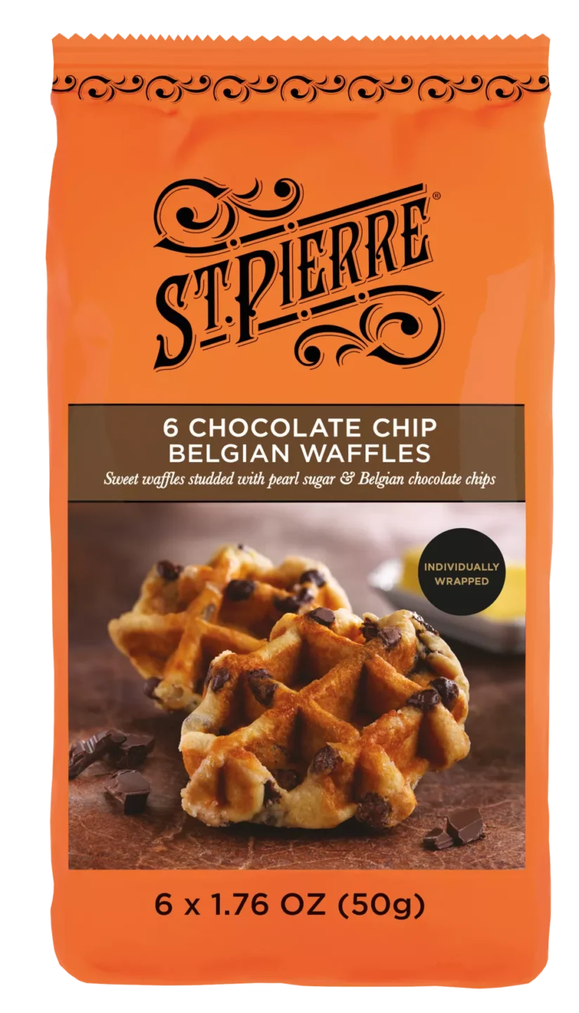 6 Chocolate Chip Belgian Waffles (US)