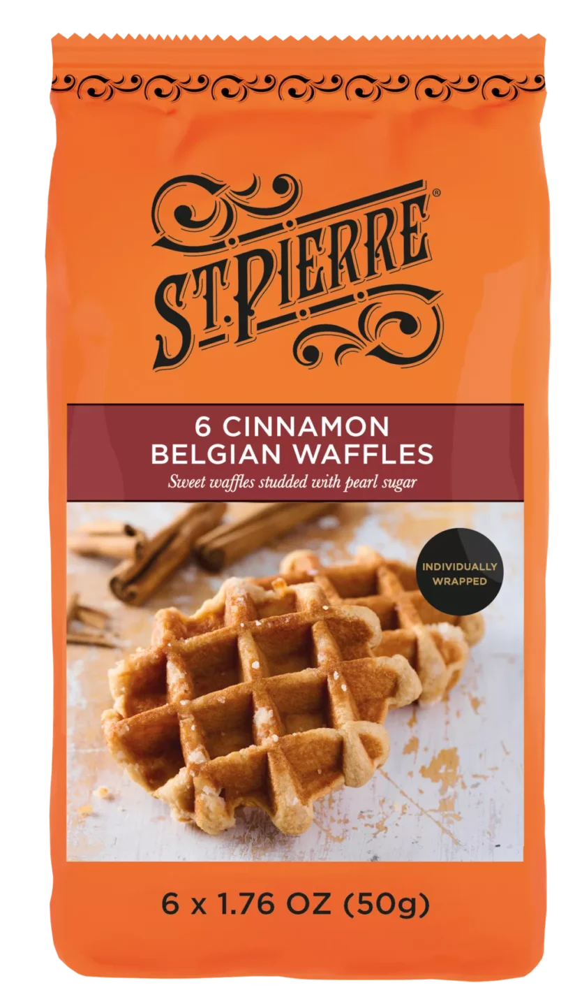 6 Cinnamon Belgian Waffles