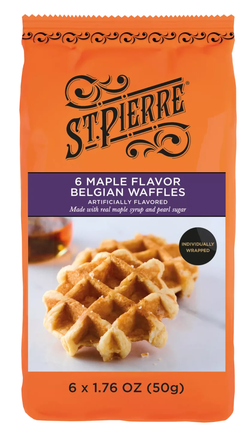 6 Maple Flavor Belgian Waffles