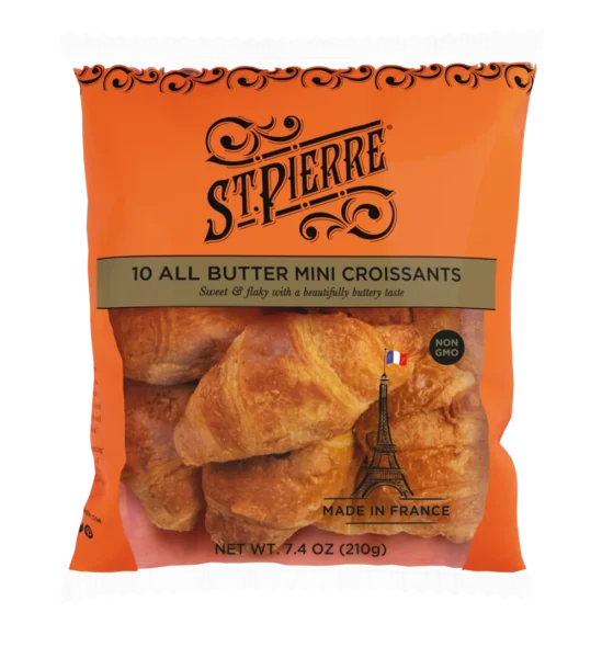 St Pierre 10 All Butter Mini Croissants (US)