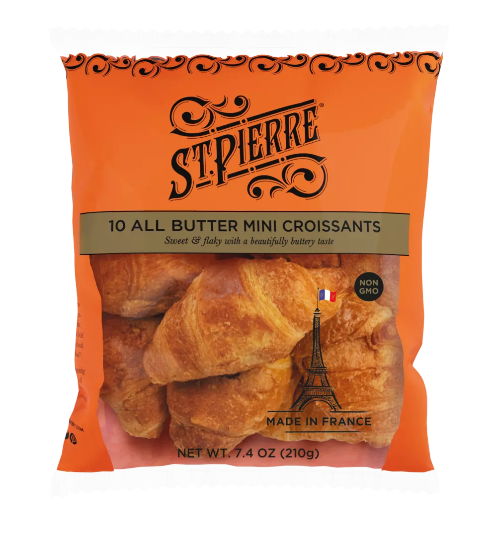 St Pierre 10 All Butter Mini Croissants (US)