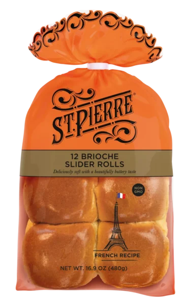 St Pierre 12 Brioche Slider Buns (US)