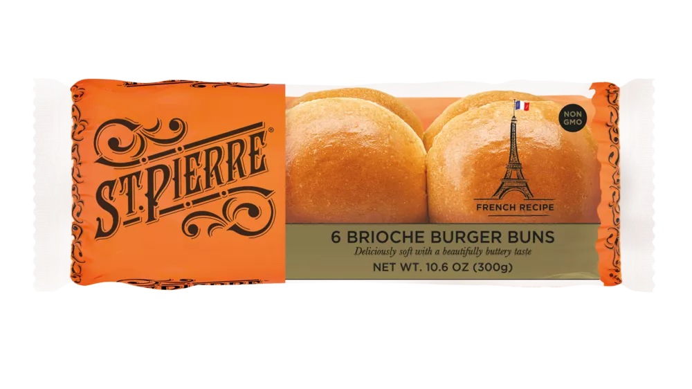 St Pierre 6 Brioche Burger Buns (US)