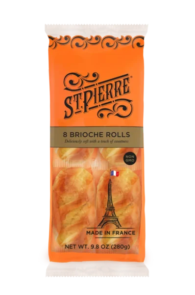 St Pierre 8 Brioche Rolls (US)