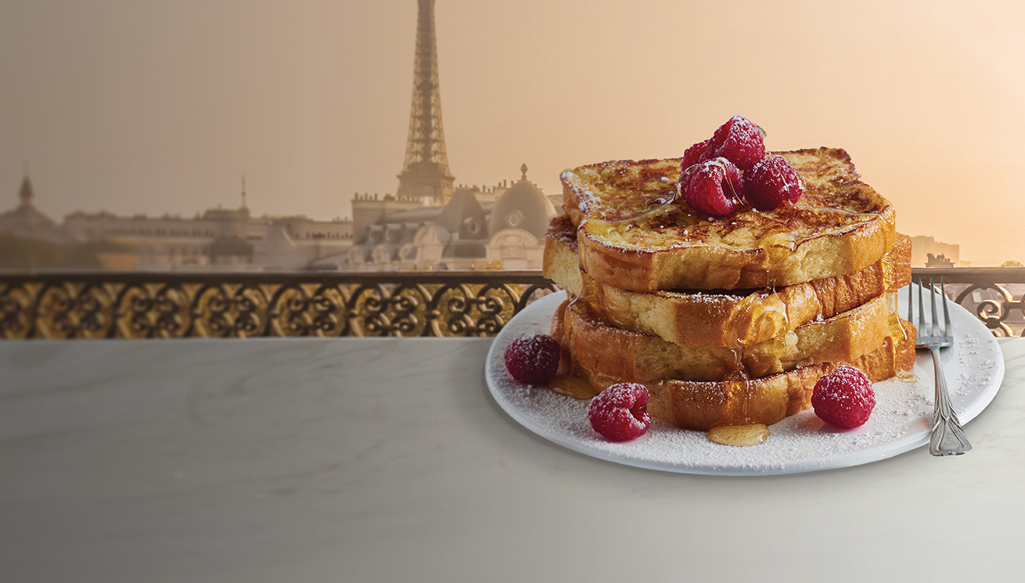 French Toast Breakfast Banner - Desktop