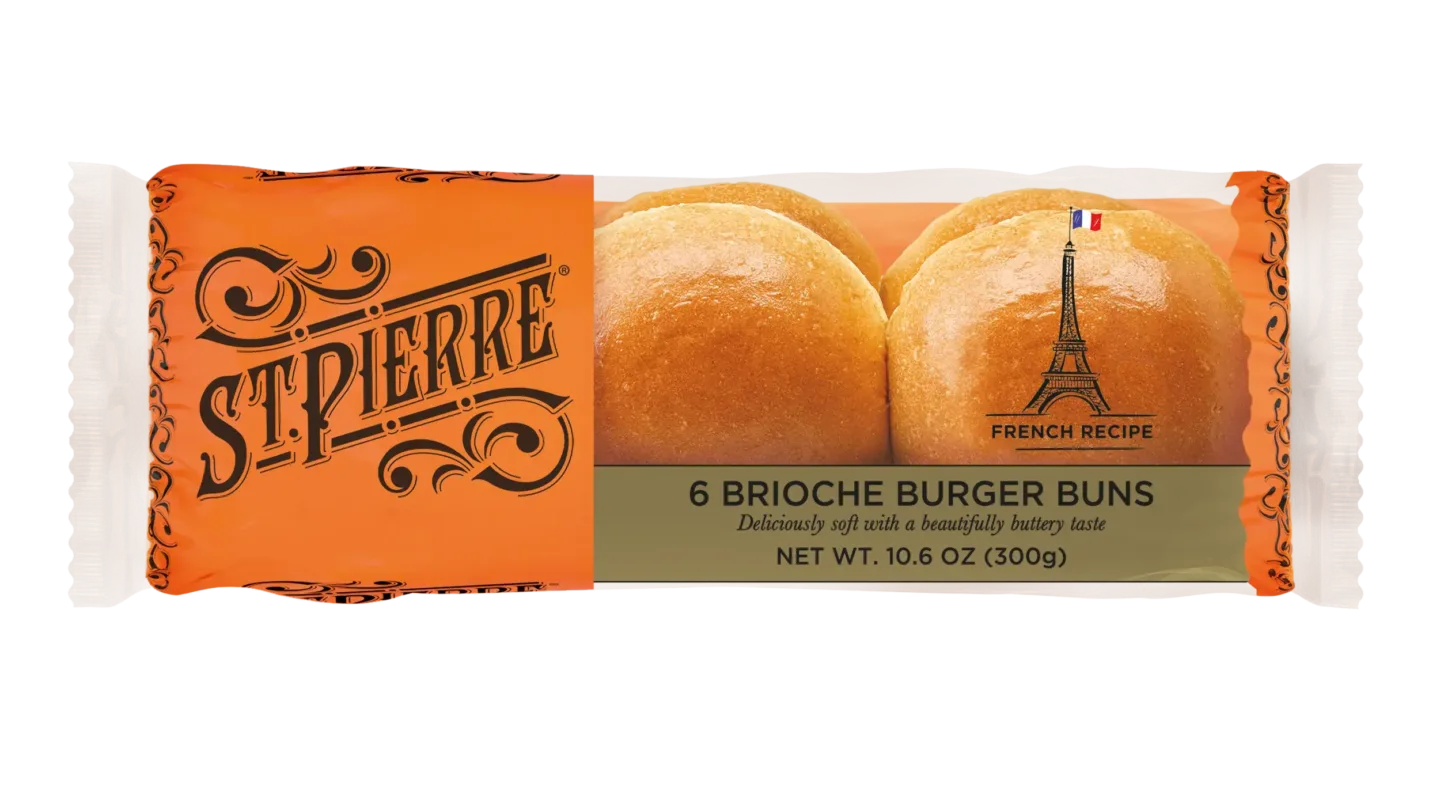 6 Brioche Burger Buns (US)