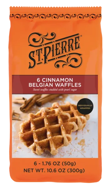 6 Cinnamon Belgian Waffles (US)