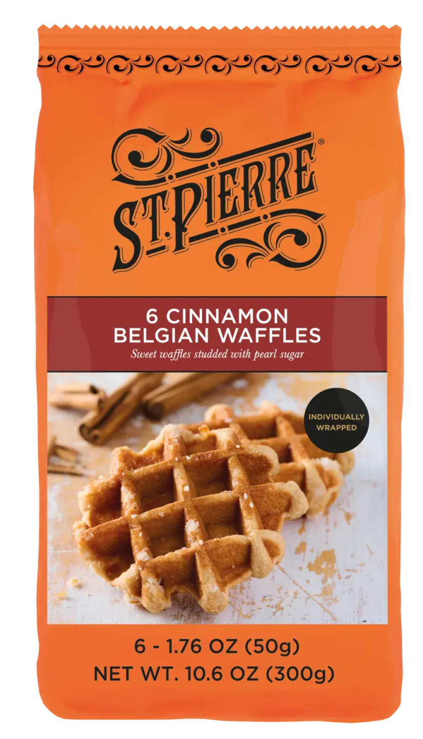 6 Cinnamon Belgian Waffles (US)