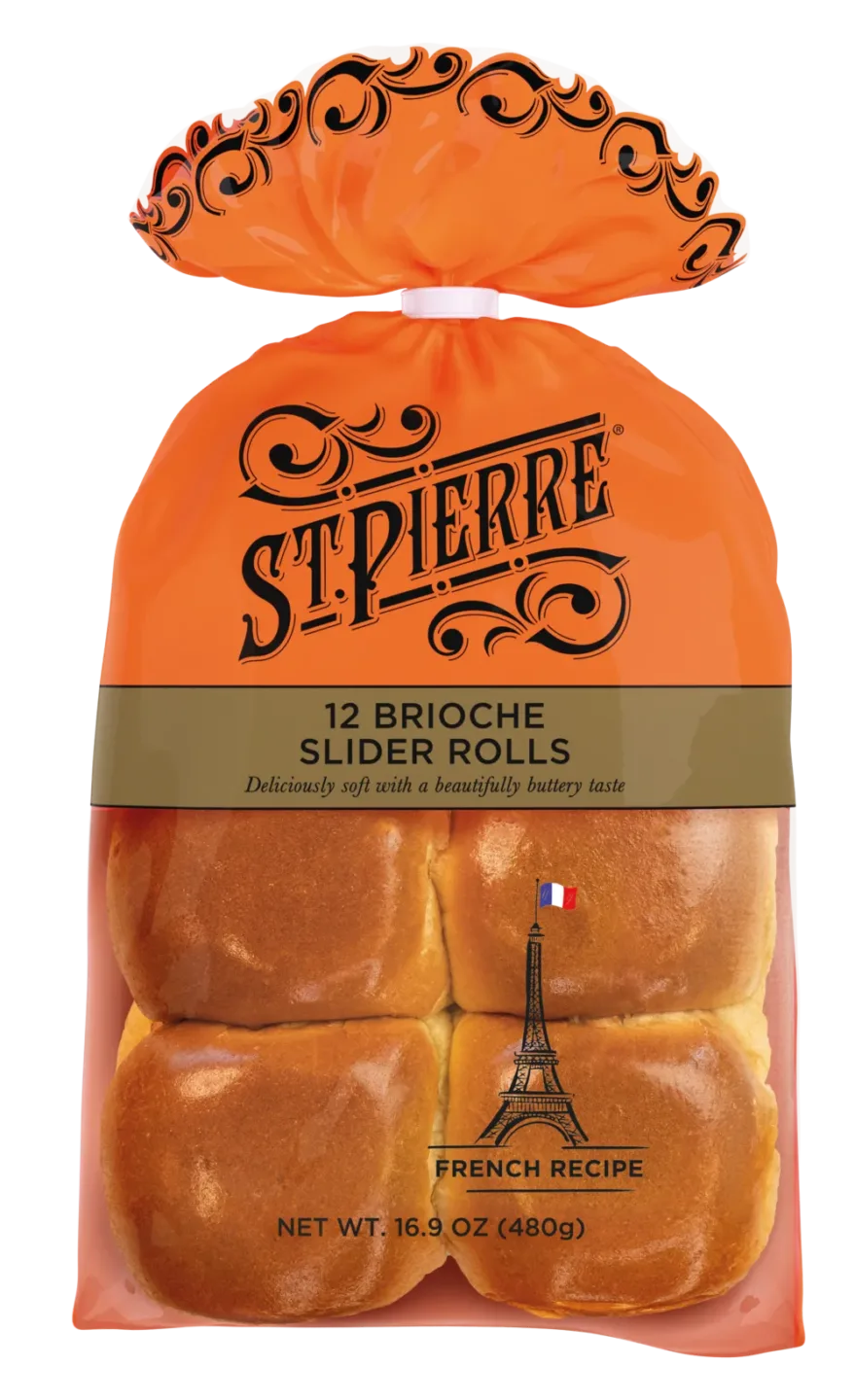 St Pierre 12 Brioche Slider Rolls (US)