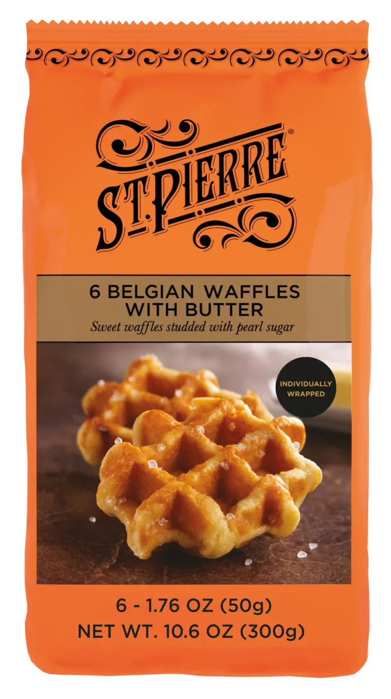 St Pierre 6 Belgian Waffles With Butter (US)