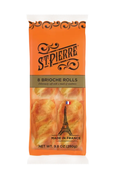 St Pierre 8 Brioche Rolls (US)