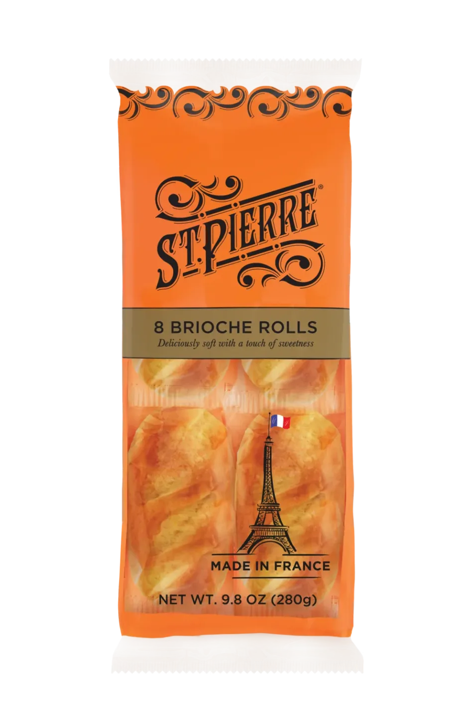 St Pierre 8 Brioche Rolls (US)