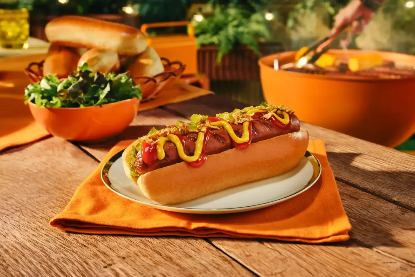 US BBQ Brioche Hot Dog Rolls Creative